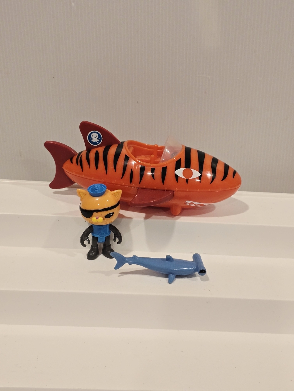 Octonauts Talking Tiger Shark Gup-B Kwazii Set Fisher Price